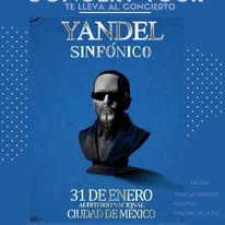 Flyer Yandel Sinfónico